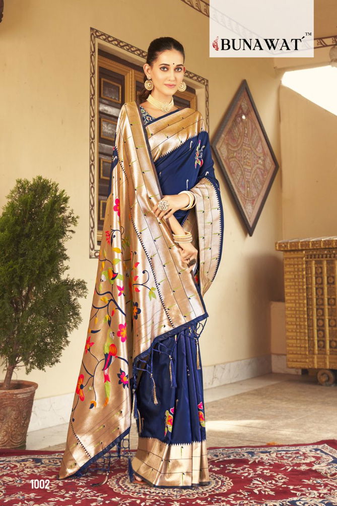 Pushpa By Bunawat Party Wear Sarees Catalog
